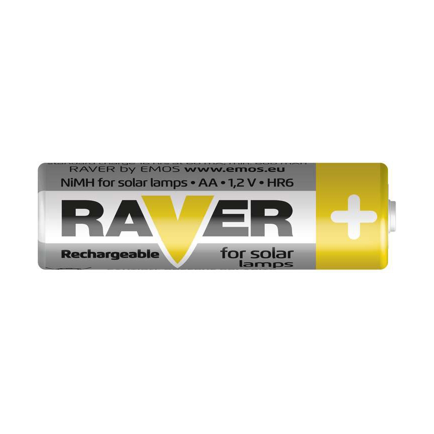 2 шт. Акумулятор AA RAVER NiMH/1,2V/600 mAh