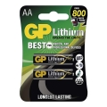 2 шт. літієва батарейка AA GP LITHIUM 1,5В