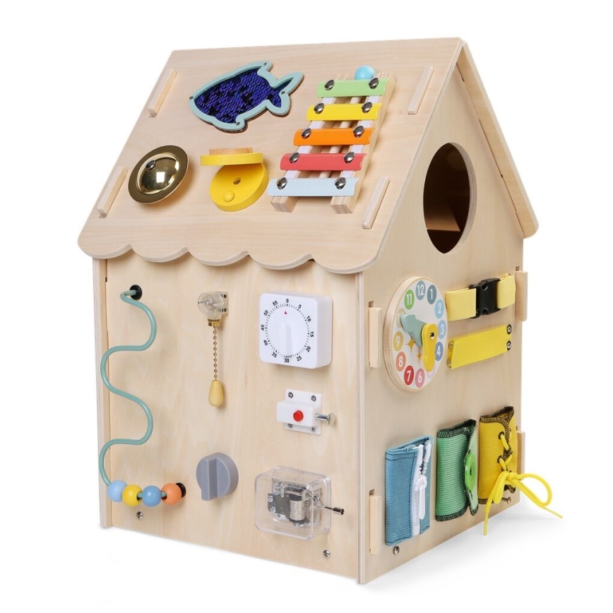 2Kids Toys - Activity board будиночок бежевий