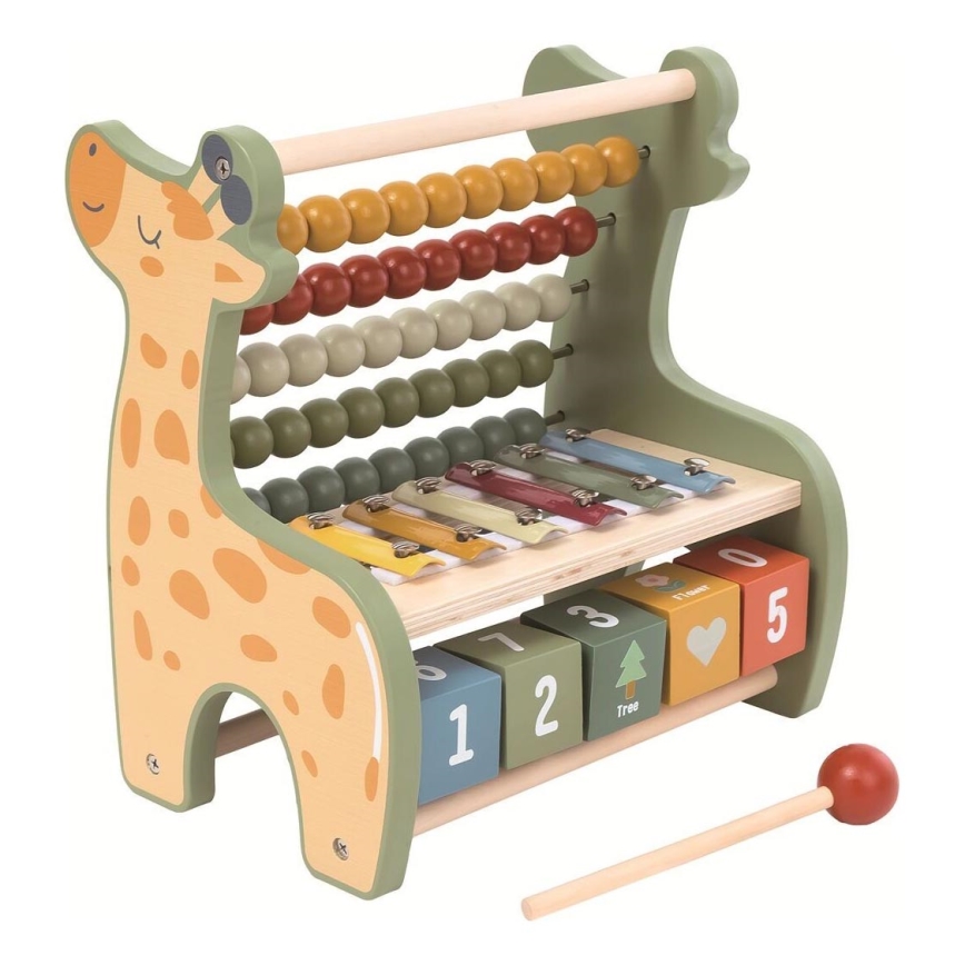 2Kids Toys - Деревянный многофункциональный счётчик Жираф