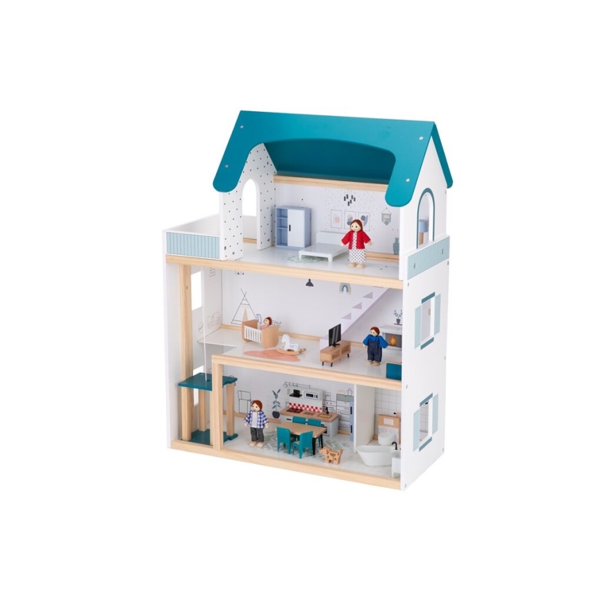 2Kids Toys - Деревянный кукольный домик Barbora