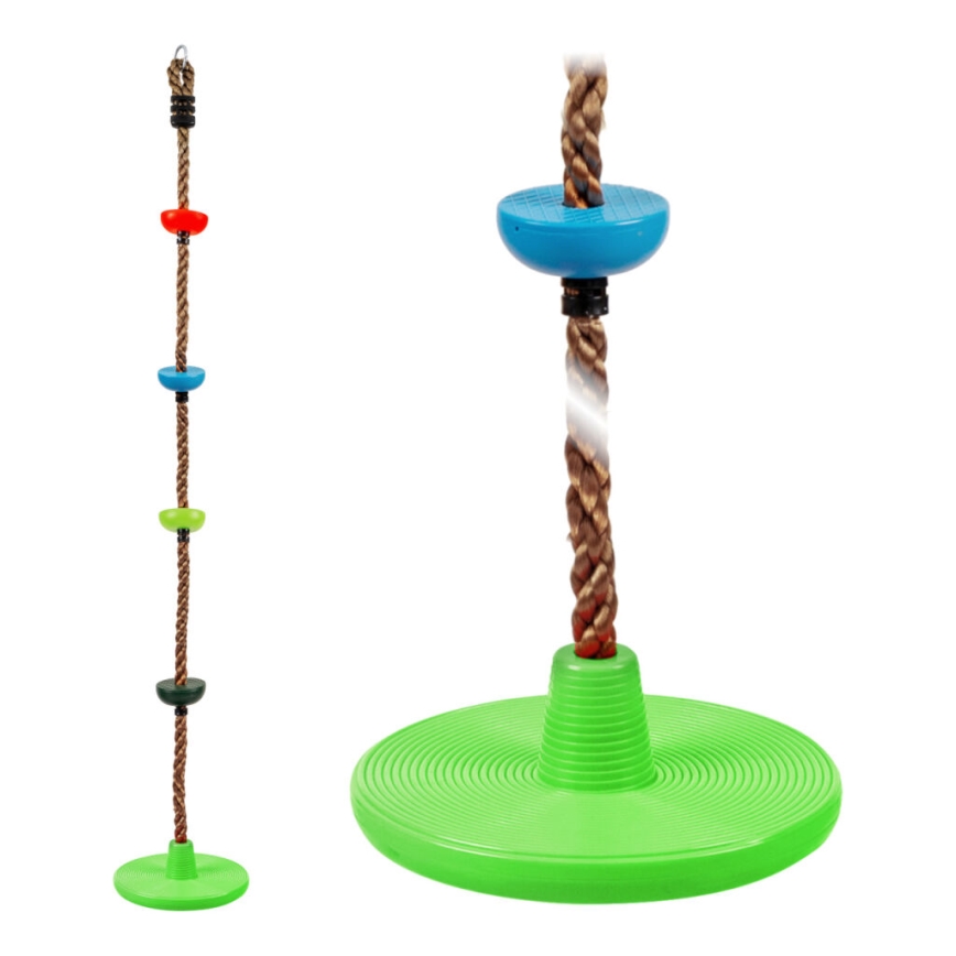 2Kids Toys - Детский канат для скалолазания с дисками смесь цветов