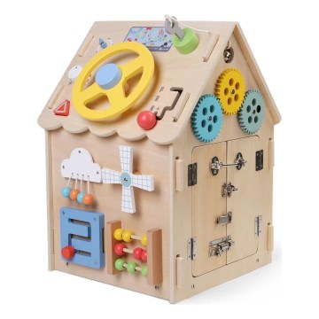 2Kids Toys - Доска с активностями дом бежевый