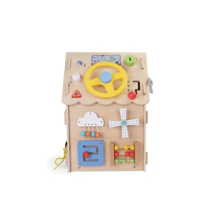 2Kids Toys - Доска с активностями дом бежевый