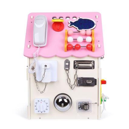 2Kids Toys - Доска с активностями дом розовый