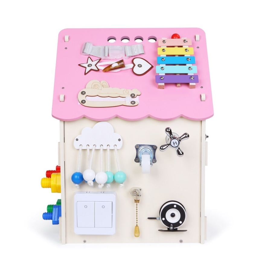 2Kids Toys - Доска с активностями дом розовый