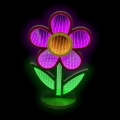 2Kids Toys - LED неонова настільна декорація LED/5 Вт/USB квітка