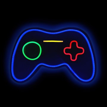 2Kids Toys - LED Неонове оздоблення стін LED/5W/USB gamepad