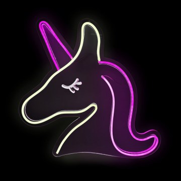 2Kids Toys - LED Неонове оздоблення стін LED/5W/USB єдиноріг