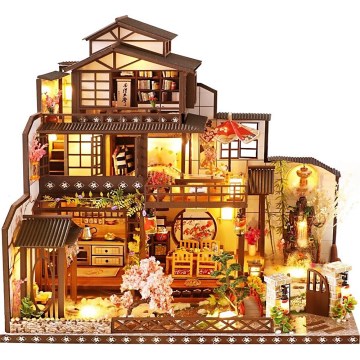 2Kids Toys - Мініатюра будинку Розкішна сакурова вілла 2xAAA