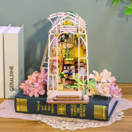 2Kids Toys - Мініатюрний будиночок Садовий будиночок 2xAAA