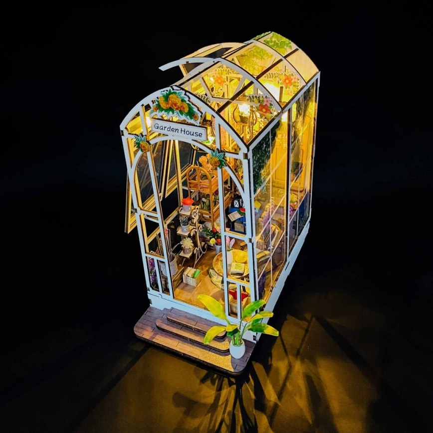 2Kids Toys - Мініатюрний будиночок Садовий будиночок 2xAAA