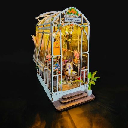 2Kids Toys - Мініатюрний будиночок Садовий будиночок 2xAAA