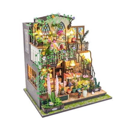 2Kids Toys - Миниатюрный дом Цветочный домик Дарси 2xAAA