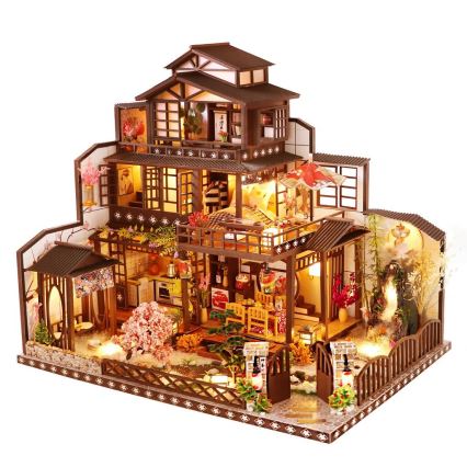 2Kids Toys - Миниатюрный дом Роскошная вилла с сакурой 2xAAA
