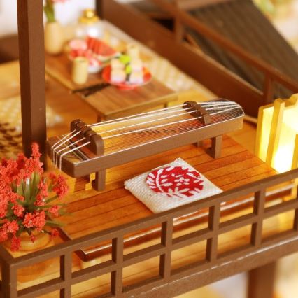 2Kids Toys - Миниатюра домика Роскошная сакуровая вилла 2xAAA