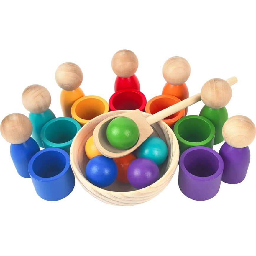 2Kids Toys - Радужные куклы с шариками, 7 цветов