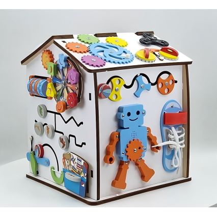 2Kids Toys - развивающая доска «домик», белая
