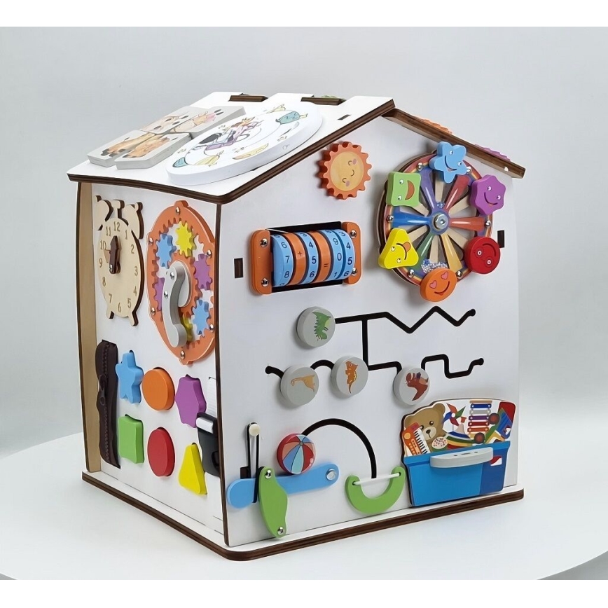 2Kids Toys - развивающая доска «домик», белая