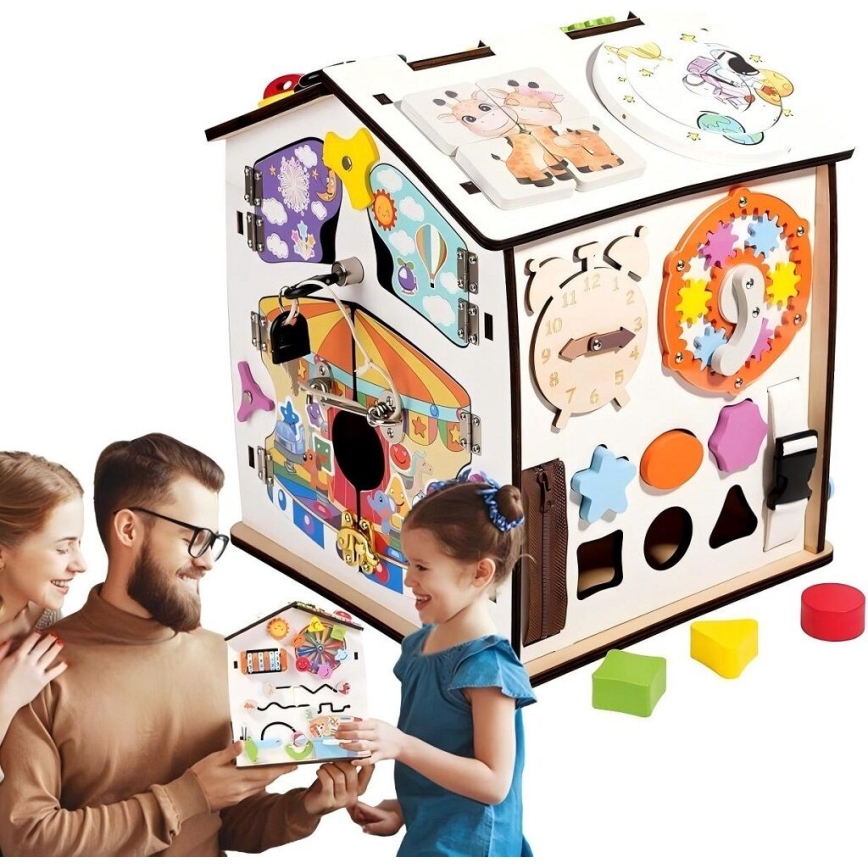 2Kids Toys - развивающая доска «домик», белая