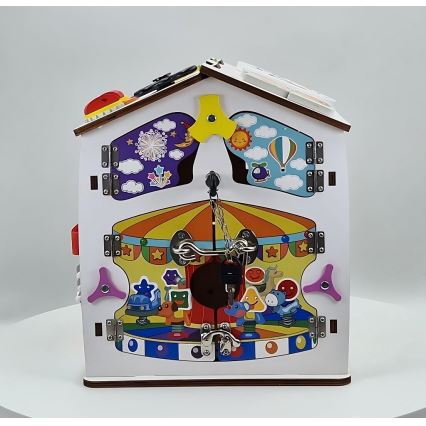 2Kids Toys - развивающая доска «домик», белая