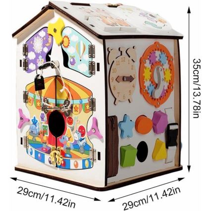 2Kids Toys - развивающая доска «домик», белая