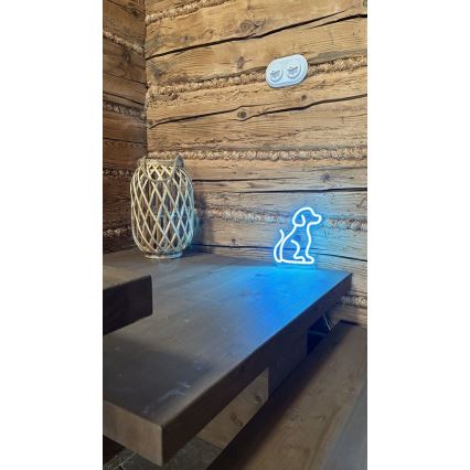 2Kids Toys - Светодиодное неоновое столик украшение LED/5W/USB собака