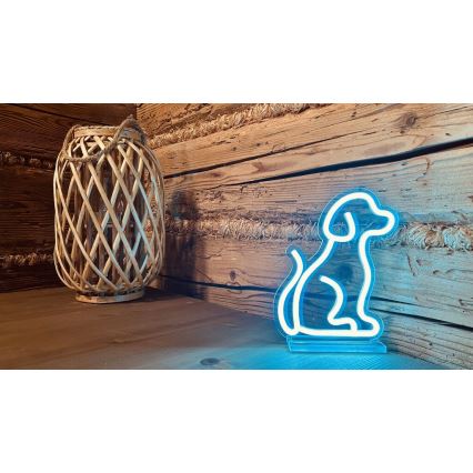 2Kids Toys - Светодиодное неоновое столик украшение LED/5W/USB собака