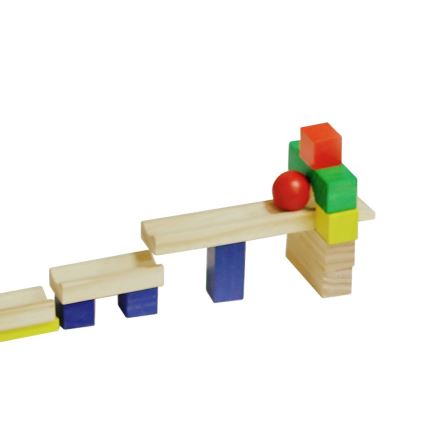 2Kids Toys - Кольорове дерев'яне доміно, 400 шт.