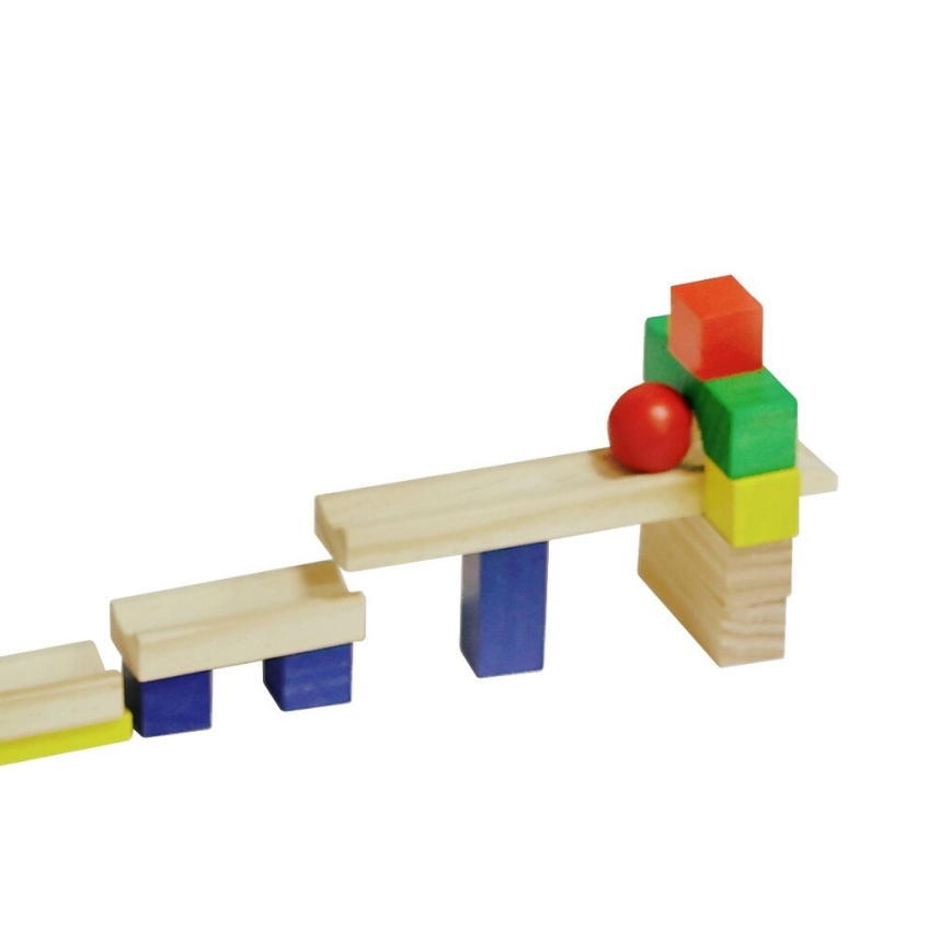 2Kids Toys - Кольорове дерев'яне доміно, 400 шт.