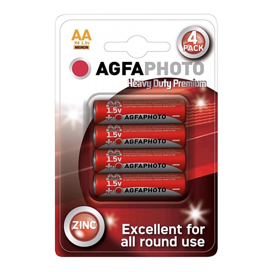 4 шт. Цинкова батарея AA 1,5V