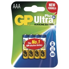 4 шт. Лужна батарея AAA GP ULTRA PLUS 1,5V