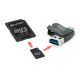 4в1 MicroSDHC 16GB + SD-адаптер + картридер MicroSD + OTG-адаптер