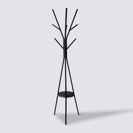 5five - Підлогова вішалка TASO 180x44 см чорна