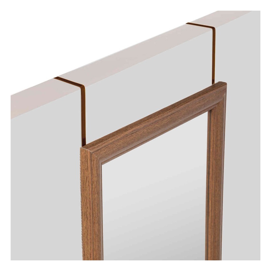 5five - Підвісне дзеркало на двері MATCHING 125x35 см, коричневе