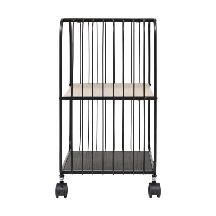 5five - Сервировочный столик/мобильная полка COLGE 53x43 см черный/бежевый
