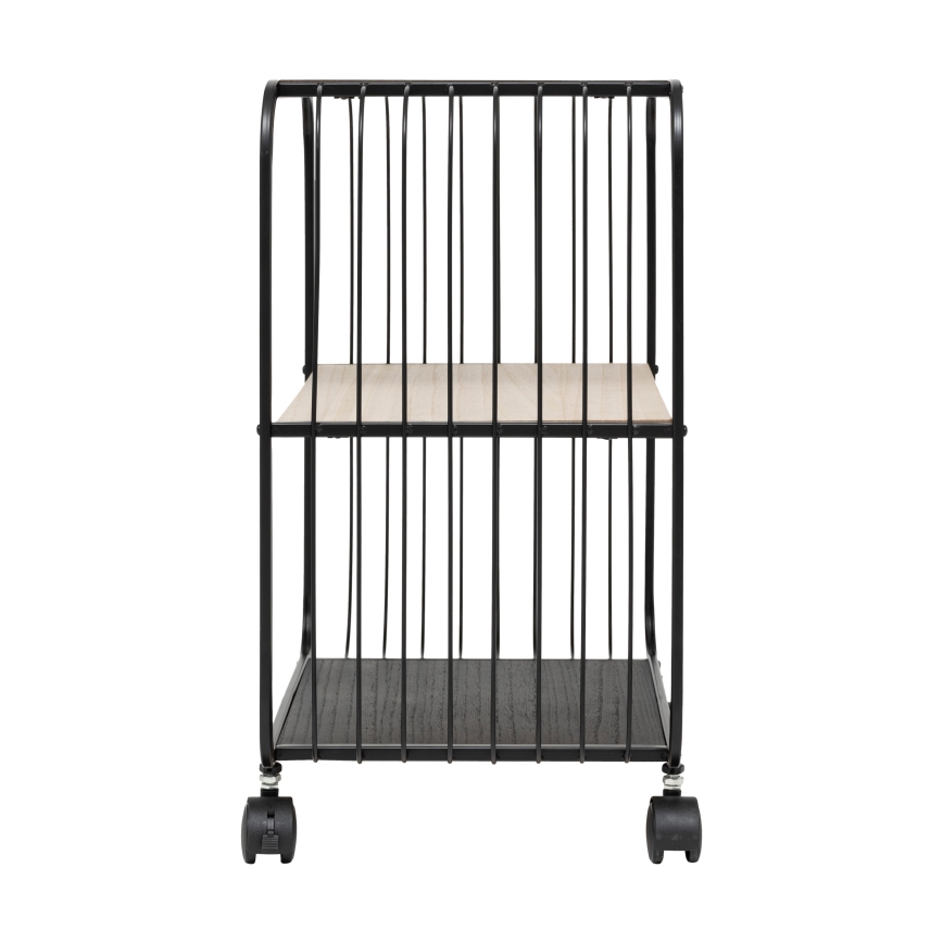 5five - Сервировочный столик/мобильная полка COLGE 53x43 см черный/бежевый