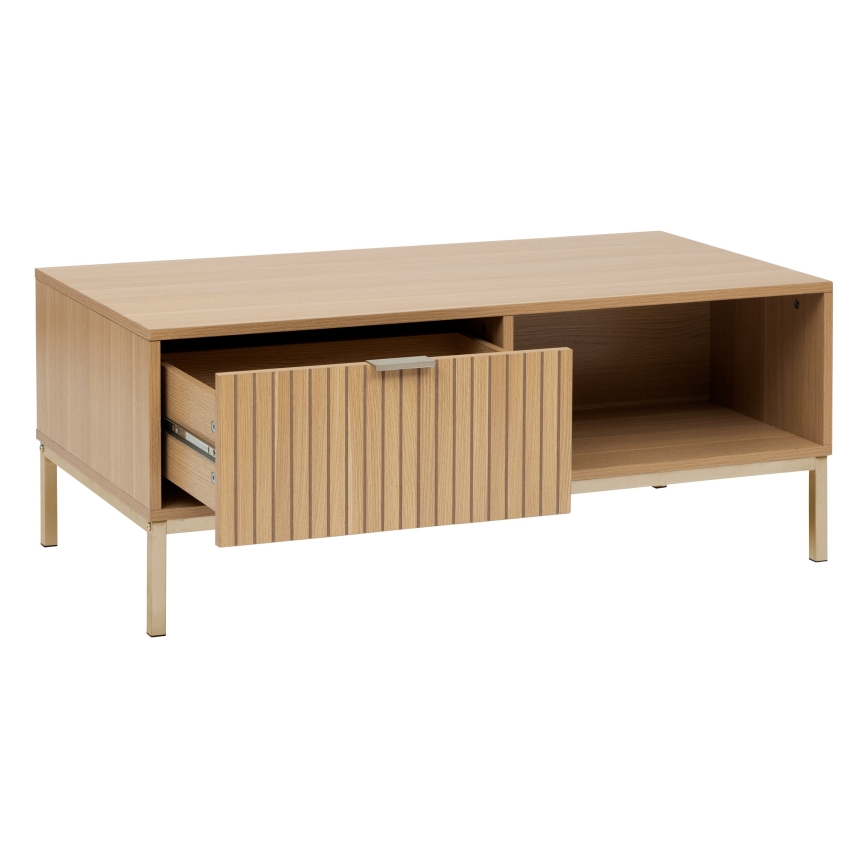 5five - Журнальний столик ESEN 100x40 см, коричневий