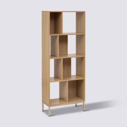 5five - Книжкова шафа GRID 63x159x30 см коричнева