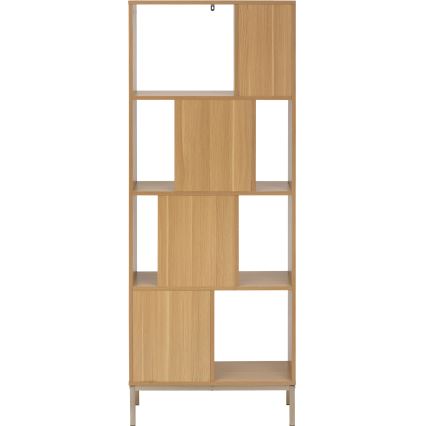 5five - Книжкова шафа GRID 63x159x30 см коричнева
