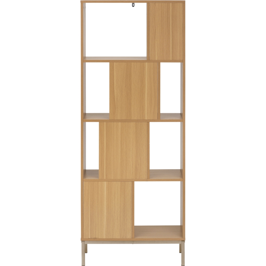 5five - Книжкова шафа GRID 63x159x30 см коричнева