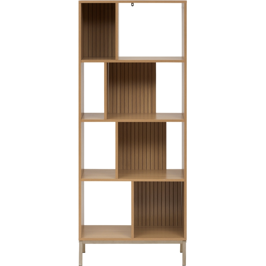 5five - Книжкова шафа GRID 63x159x30 см коричнева