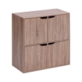 5five - Комод TIDY 68x68x32 см коричневий