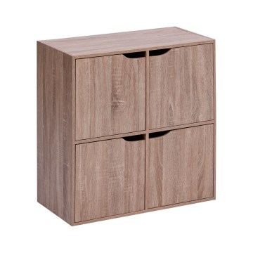 5five - Комод TIDY 68x68x32 см коричневий