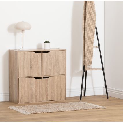 5five - Комод TIDY 68x68x32 см коричневий