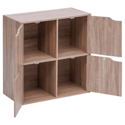 5five - Комод TIDY 68x68x32 см коричневий