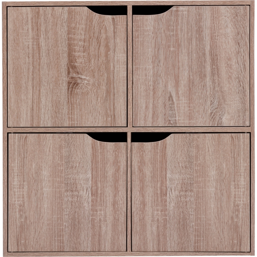 5five - Комод TIDY 68x68x32 см коричневий