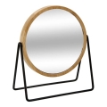 5five - Косметическое зеркало SWING, 20,5x17,5 см, круглое, из бамбука