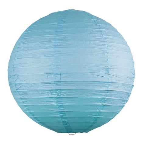 Абажур синій E27 з діаметром 40 см