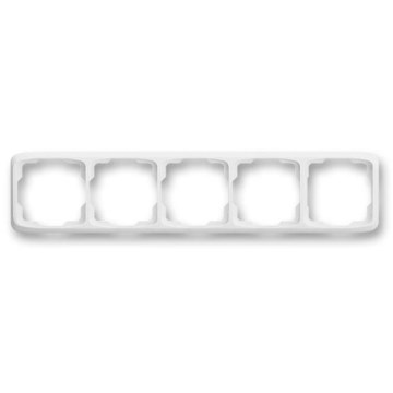 ABB 3901A-B50 B - Рамка на 5 постов TANGO белая